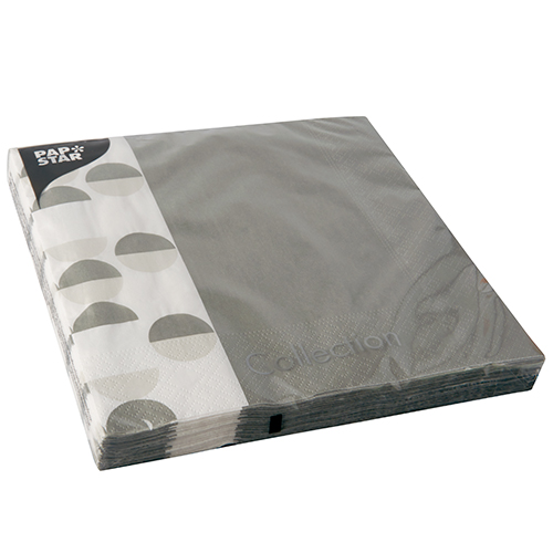 20 Servietten, 3-lagig 1/4-Falz 40 cm x 40 cm "Pastilles" von PAPSTAR