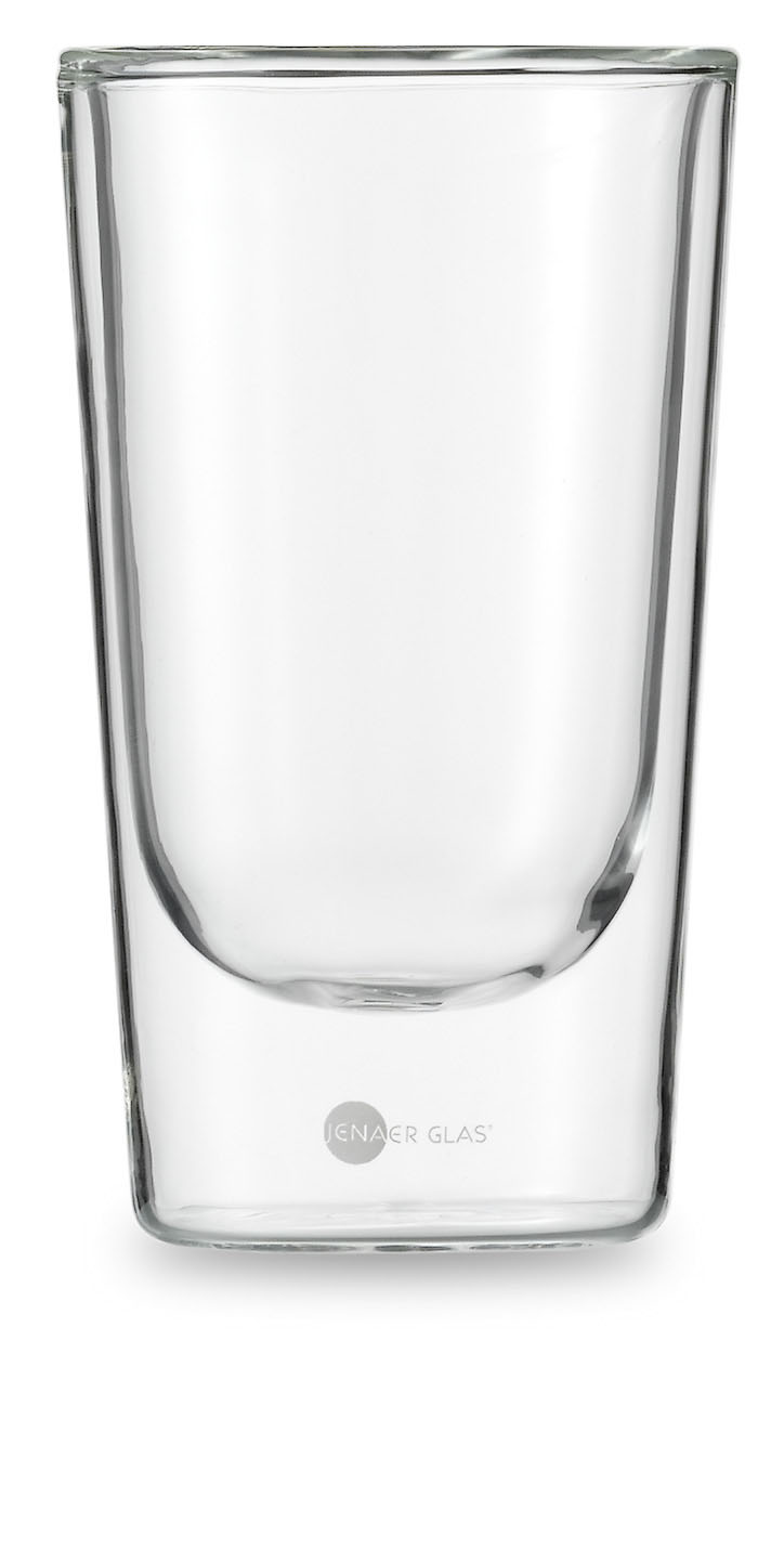 HOTN COOL PRIMO Becher 2er Set, Inhalt: 0,35 Ltr., Höhe: 142 mm, Durchmesser: 82mm, Jenaer Glas, doppelwandiges Thermoglas,