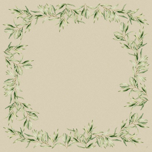 Duni Dunicel®-Mitteldecke 84 x 84 cm Foliage, 100 Stk/Krt (5 x 20 Stk)