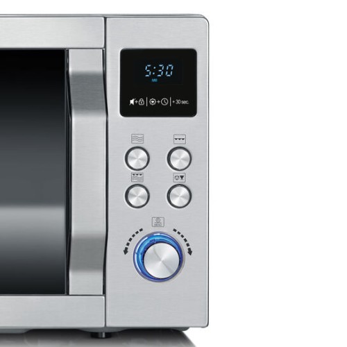 Severin Mikrowelle mit Grillfunktion, Mikrowellenleistung ca. 800 W, Grillfunktion ca. 1.000 W, ca. 20 Liter, modernes