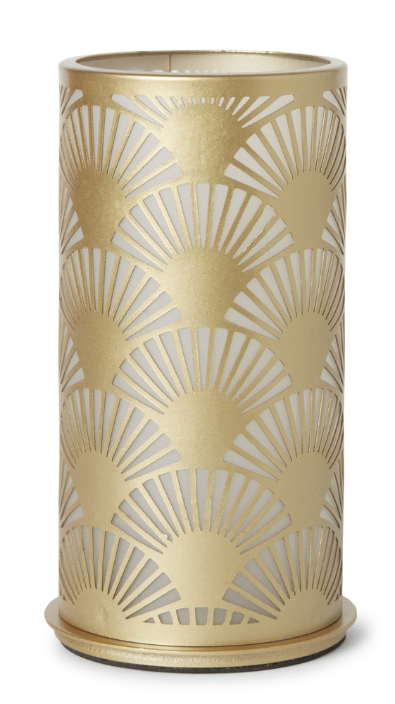 DUNI Kerzenhalter Metall, Peacock gold