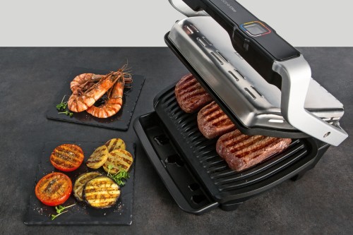 TEFAL OPTIGRILL ELITE elektrischer Indoor-Grill automatischer Grill intuitiver Sensor Grillboost-Funktion 12 automatische elektrische