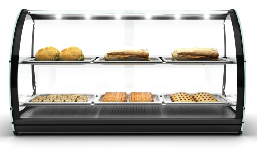 Neumärker Warmhaltevitrine Honda, 6x 2/3 GN x 20 mm