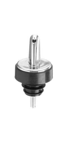 Ausgießer Free-Flow mit verchromter Tülle aus EVA Kunststoff mit verchromter Tülle 6 Stück