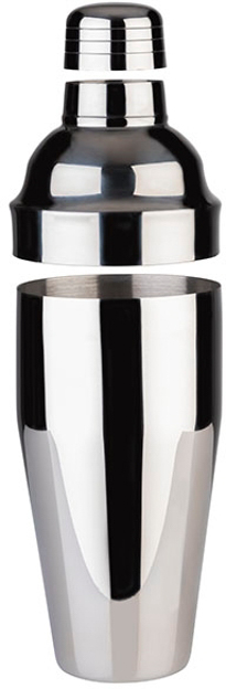 Shaker -CLASSIC- Ø 9 cm, H: 23 cm, 0,7 Liter Edelstahl, hochglanzpoliert spülmaschinengeeignet stapelbar