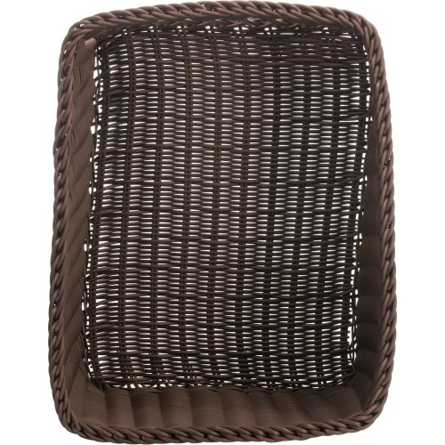 Westmark Präsentationskorb eckig, 40 x 50 x 16/27cm, braun