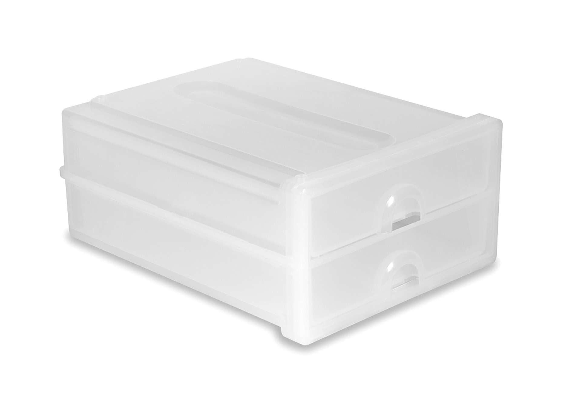 ARAVEN Behälter mit 2 kleinen Schubladen für den Servicewagen in den Abmessungen 450x349x195 mm