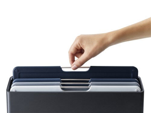 Joseph Joseph Folio 4-teiliges Schneidebrett-Set (groß) - Grau