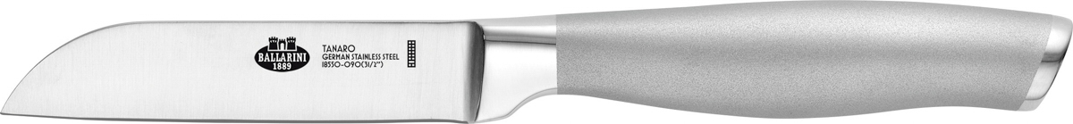 Gemüsemesser, 9 cm, no-color, Edelstahl, Serie: Tanaro. Marke: BALLARINI