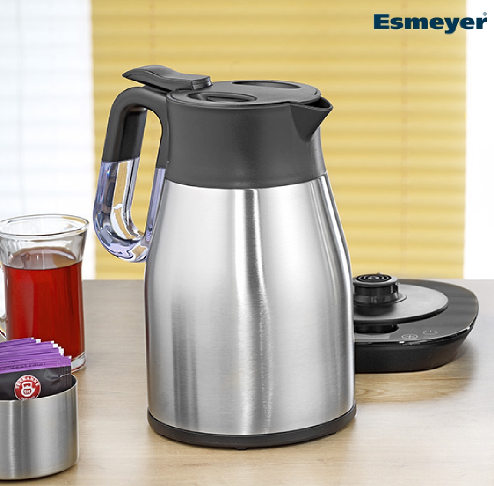 Isolierkanne/Wasserkocher Gastroback ADVANCED, Inhalt: 1,7 Liter, Vakuum-Kanne, doppelwandiger Edelstahl, Einhandbedienung.