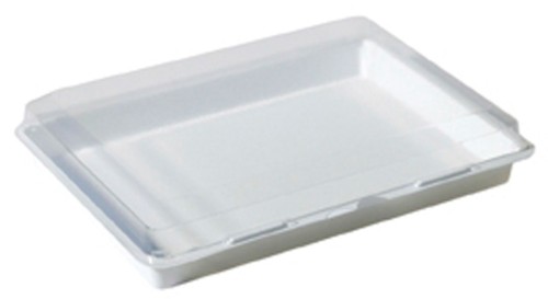Duni Lunchbox 338 x 250 x 63 mm Weiß ungeteilt, 100 Stk/Krt (1 x 100 Stk)