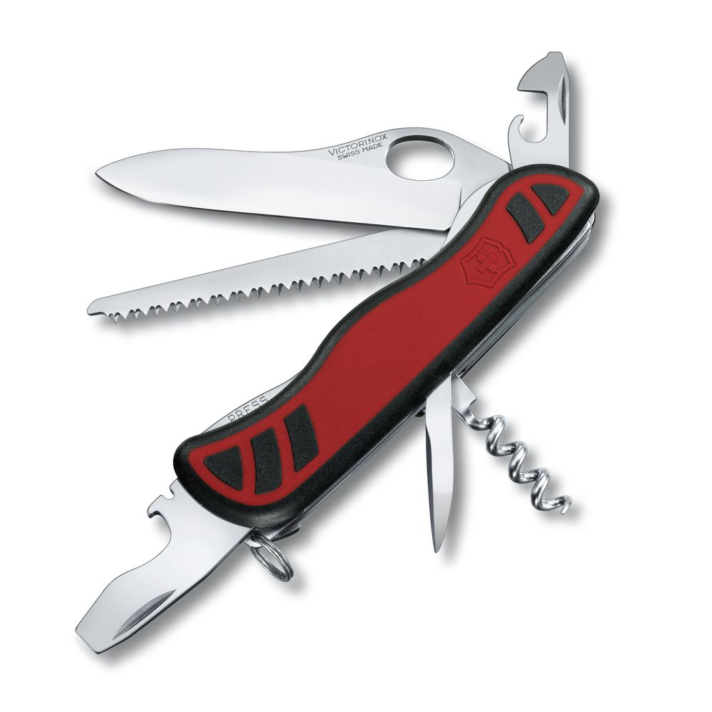 Victorinox Forester M Grip, 111 mm, rot/schwarz