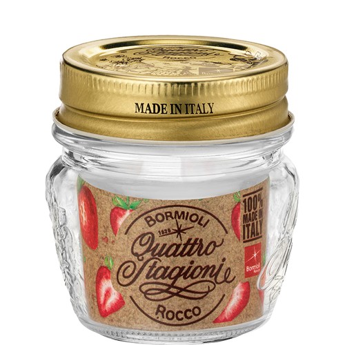 Quattro Stagioni Einmachglas 8 cl mit Deckel