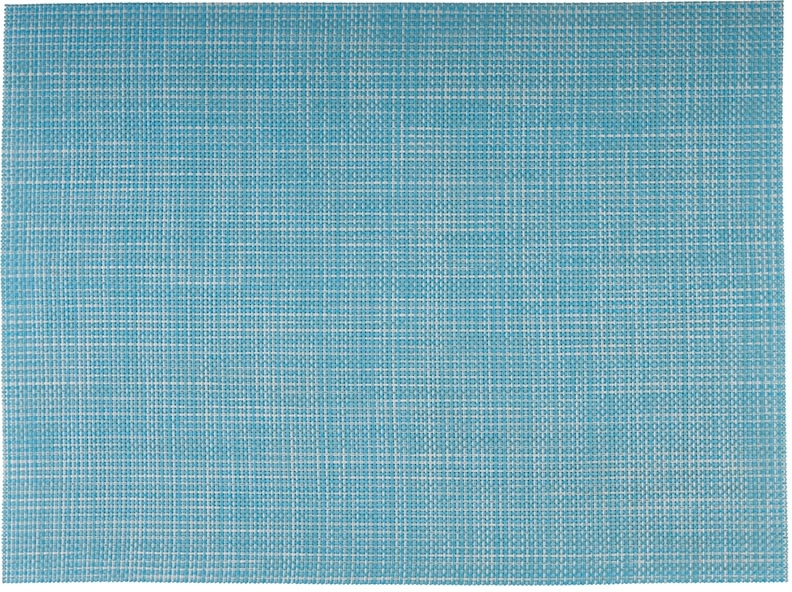 Tischset 45 x 33 cm PVC, Schmalband Farbe: hellblau, weiß wasserfest Farbe: Blau