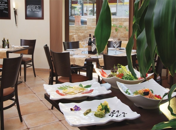 Schale -GLOBAL BUFFET- 32,5 x 32,5 cm, H: 12 cm Melamin, weiß, 3 Liter spülmaschinengeeignet stapelbar nicht