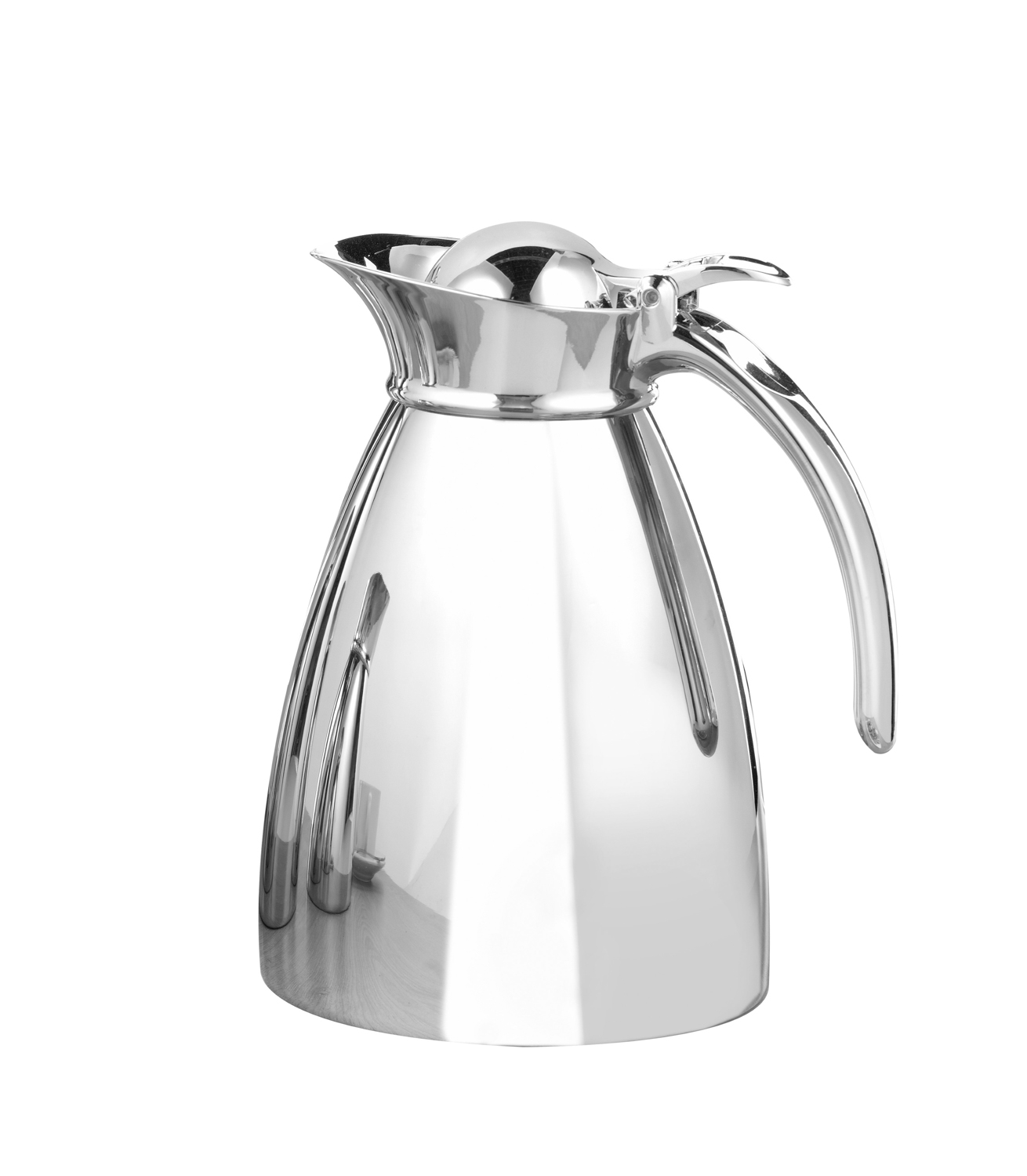 Isolierkanne EMPIRE, Inhalt: 1,0 Liter, Höhe: 178 mm, aus Edelstahl 18/10, doppelwandig, unzerbrechlich, spülmaschinengeeignet,