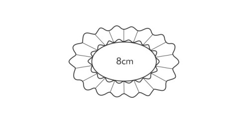 Ovales Körbchen DELÍCIA, 6 St.