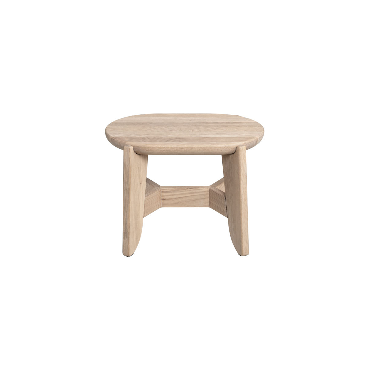 Tritthocker -ELI-. Material: oak, matte white oiled. Von Blomus.