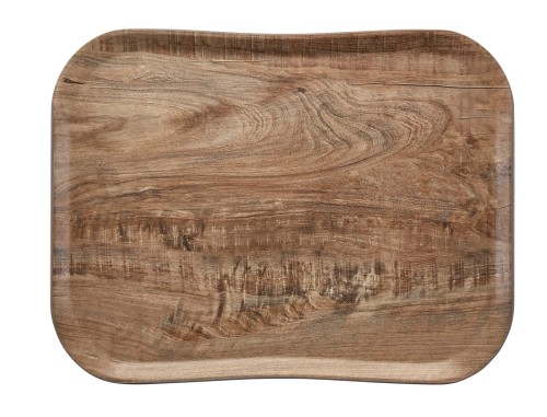 Versa Century Polyester Holzoptik Tablett 33 x 43 cm Oliv hell von Cambro