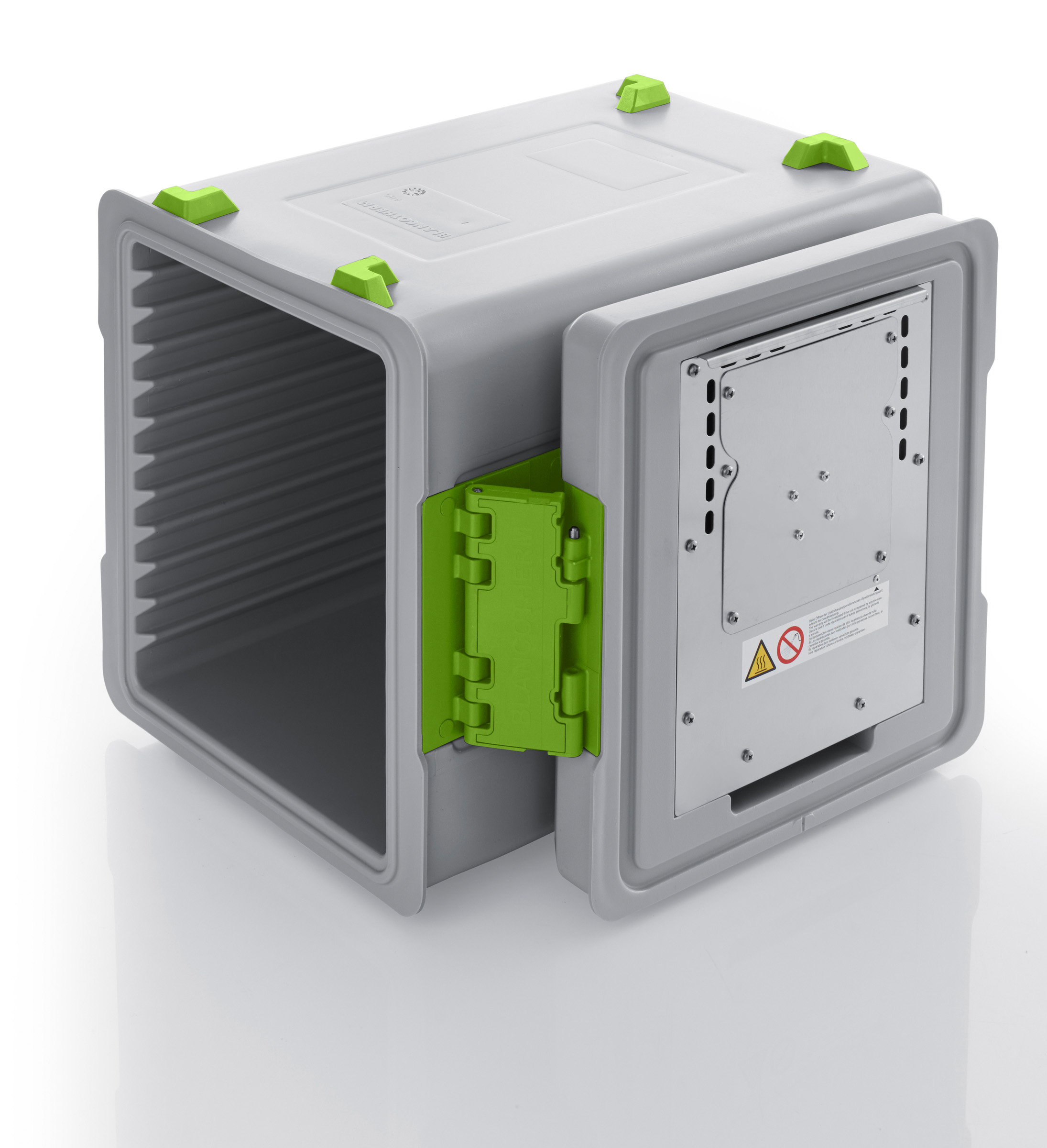 BLANCO BLANCOTHERM 420 KBRUH, Speisentransportbehälter aus Kunststoff, umluftbeheizt, mit digitalem Temperaturregler zur