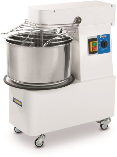 HENDI Spiralteigmaschine mit fest montierter Schüssel - 32 L - 400 V - 680x440x(H)780 mm 1100 W