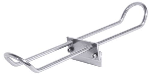 Schneidbretthobel Rahmen aus 10 mm Edelstahldraht 18/10, mit Melamin-Griff, Klinge aus geschärftem 3,2 mm Klingenstahl, für Holz-