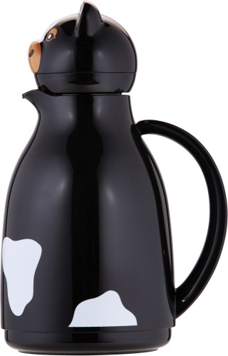Helios Isolierkanne Thermo-Cow 1,0 l schwarz