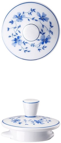 Arzberg Teekannen-Deckel  FORM 1382 BLAUBLÜTEN