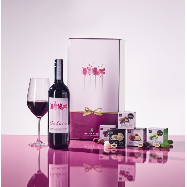 Rotwein Delikatessenset Montepulciano Montepulciano je 1 x Montepulciano d' Abbruzzo DOC Di Camillo Vini 0,75 l, Geschenk-Set