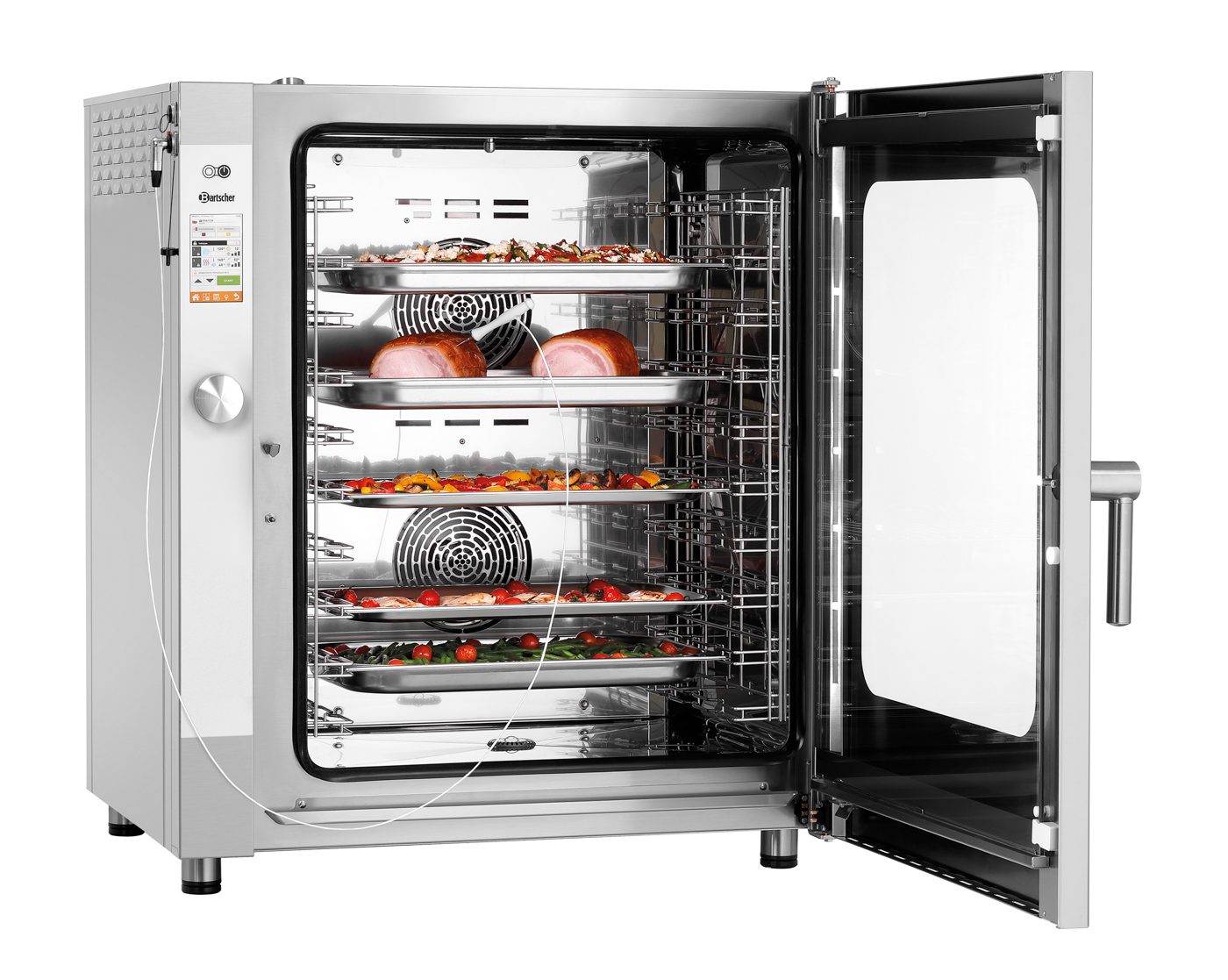 Bartscher Kombidämpfer Silversteam 10111DRS |Temperaturbereich bis: 300 °C | Maße: 89 x 83,5 x106,5 cm. Gewicht: 122 kg