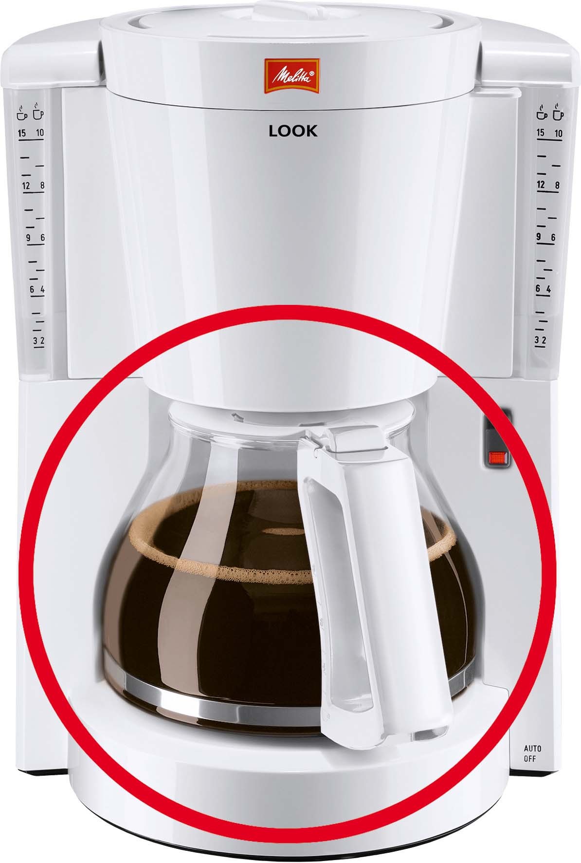 Melitta Ersatzglaskanne zu Look IV Selection weiß