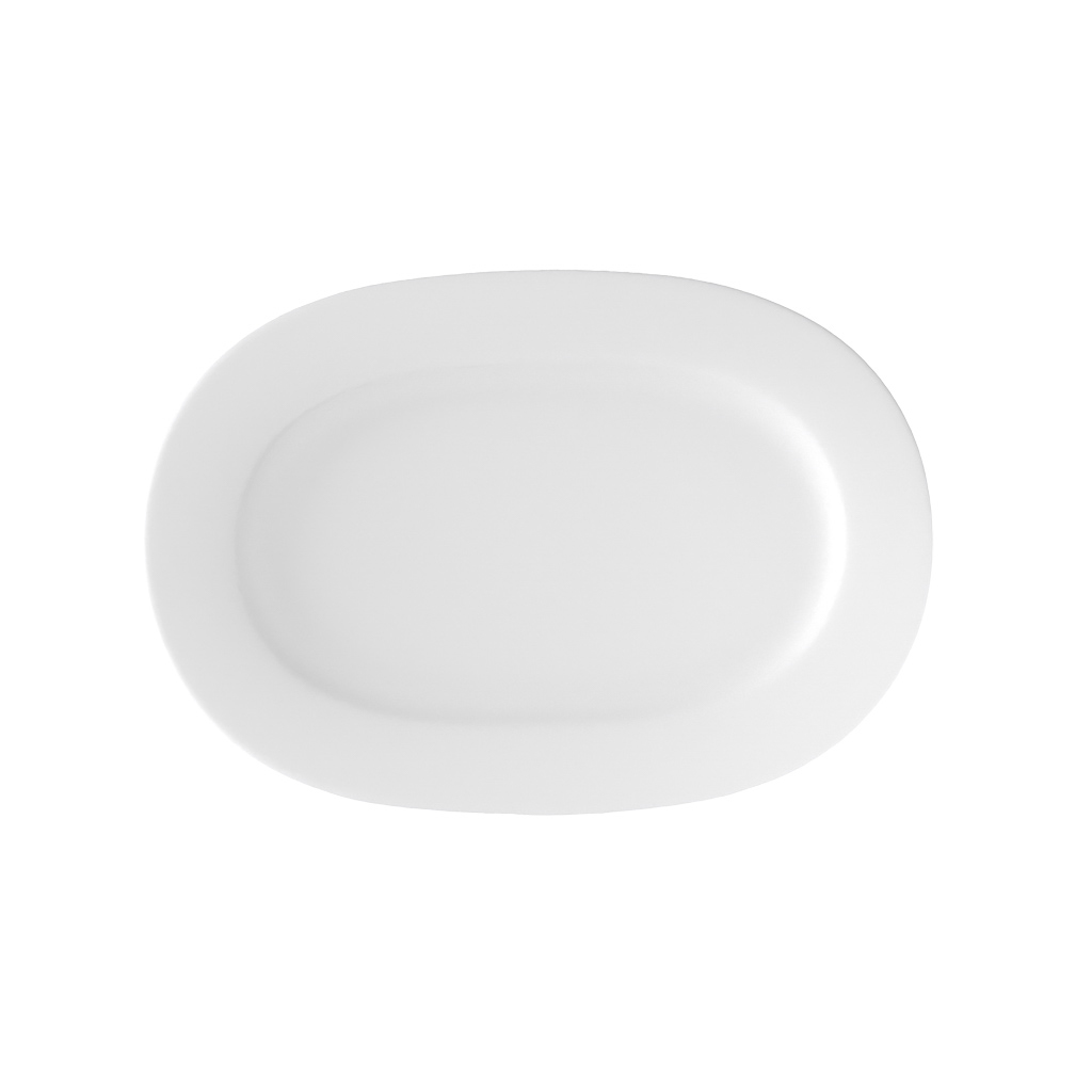 Villeroy und Boch Platte oval - Maße: 41,3 x 28,5 x 2,6 cm / Ser.: Anmut