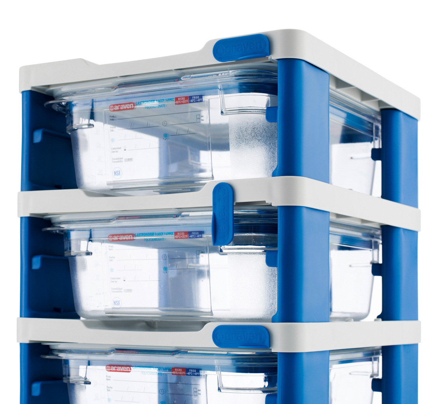 ARAVEN Gastroturm für GN 1/1 Behälter, 562x372x397mm