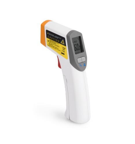 Infrarot Thermometer. Kunststoff. Temperaturmessbereich -20 °C ~ 320 °C, mit Laservisier,