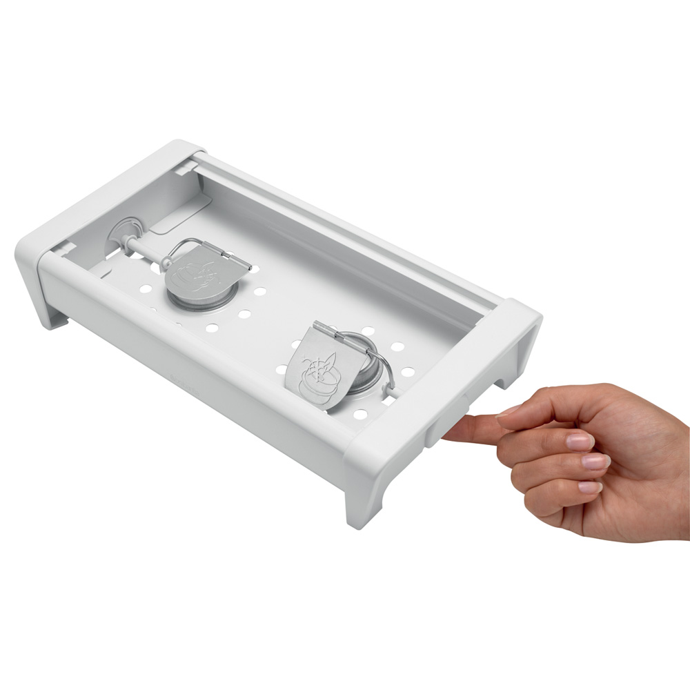 Brabantia Speisewärmer 2 Kerzen White