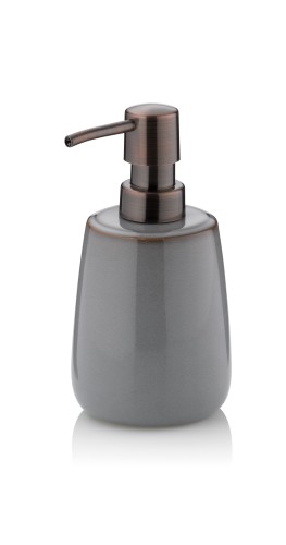 KELA Seifenspender Liana Keramik nebelblau 15,0cm 8,0cmØ 300,0ml