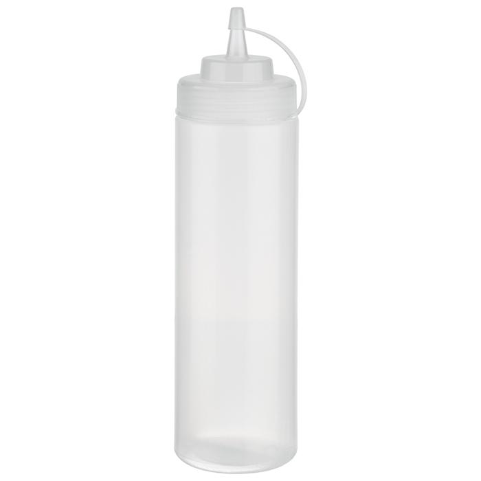APS Quetschflasche, 6er Set Ø 7 cm, H: 26,5 cm, 760 ml Polyethylen, transparent
