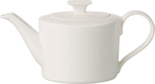 Villeroy & Boch Teekanne klein, 21 x 9 x 10,5 cm, Serie MetroChic blanc Gifts, Inhalt: 0,44 Liter