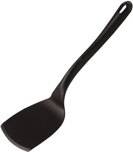 Bratenwender 11 x 9,5 cm Griff: 23 cm Polyamid, schwarz spülmaschinengeeignet Farbe: Schwarz