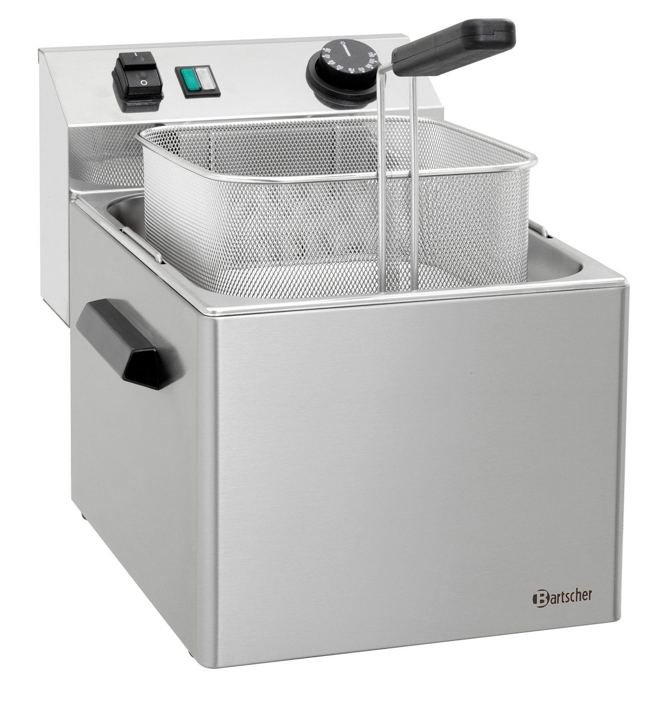 Bartscher Nudelkocher 1 Korb, 7L, TG | Spannung:230 V | Maße: 30,5 x 41 x 31,5 cm. Gewicht: 6,8 kg