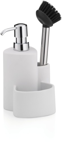 KELA Spülstation Purana Keramik weiß 11,0x10,0x22,0cm 350,0ml