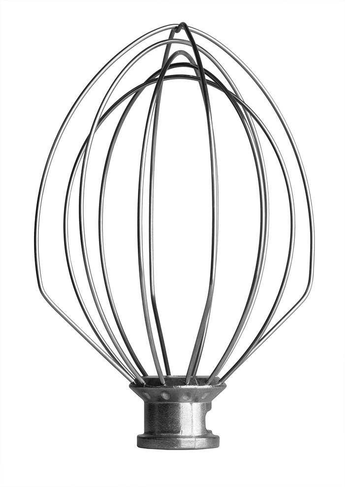 Bartscher Schneebesen zu 5KPM5EWH | Anwendungsbereich: Schlagen | Maße: 12 x 12,5 x 185 cm. Gewicht: 0,2 kg