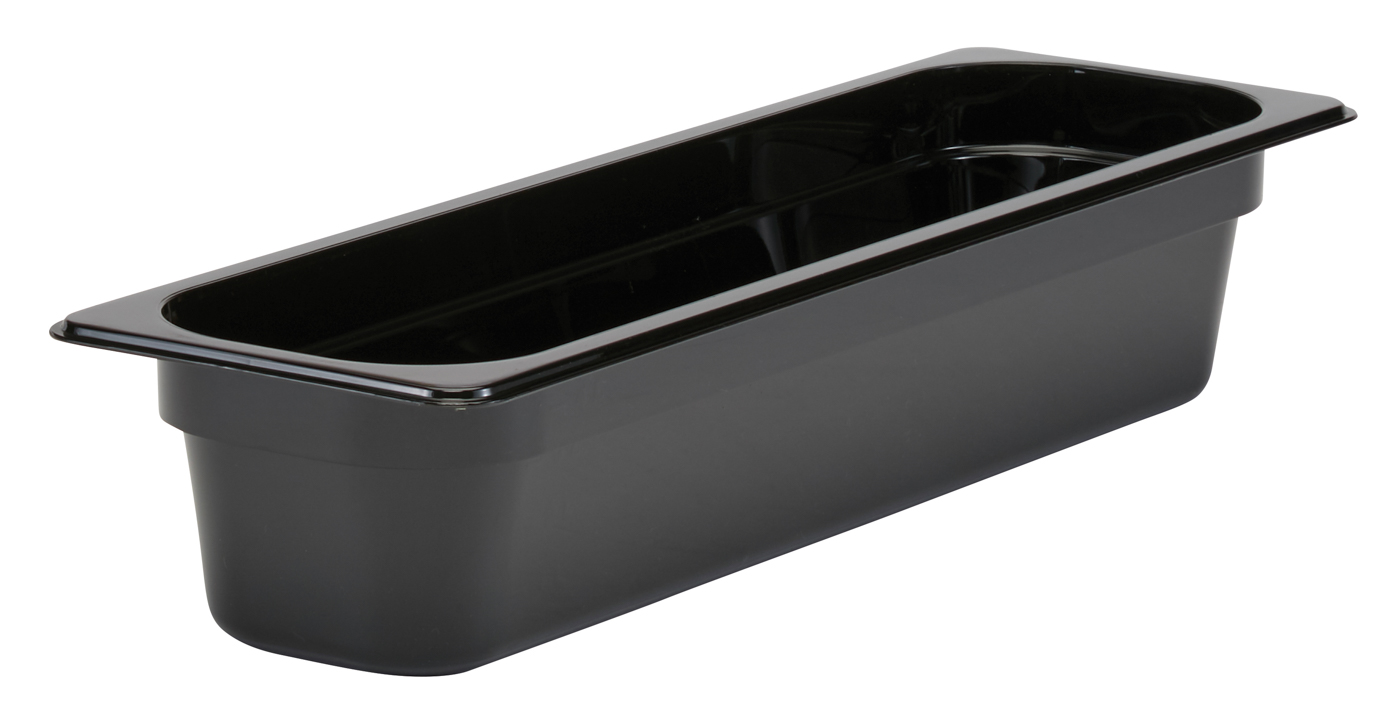Camwear® GN-Behälter GN2/4-100mm, Schwarz von Cambro
