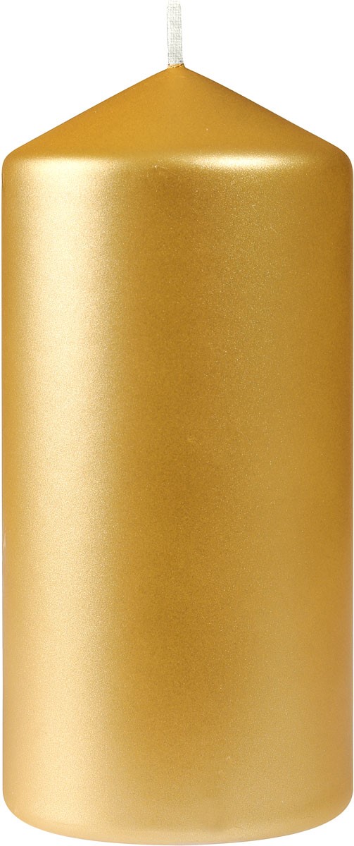 DUNI Stumpenkerzen 70x150mm 6er Velvet gold 6 Stück