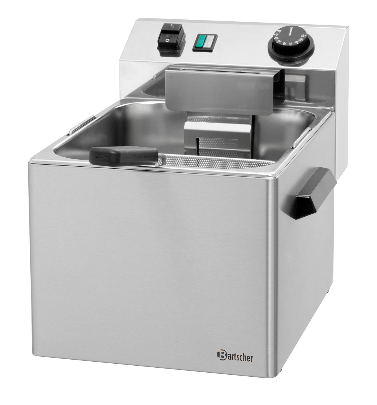 Bartscher Nudelkocher 1 Korb, 7L, TG | Spannung:230 V | Maße: 30,5 x 41 x 31,5 cm. Gewicht: 6,8 kg