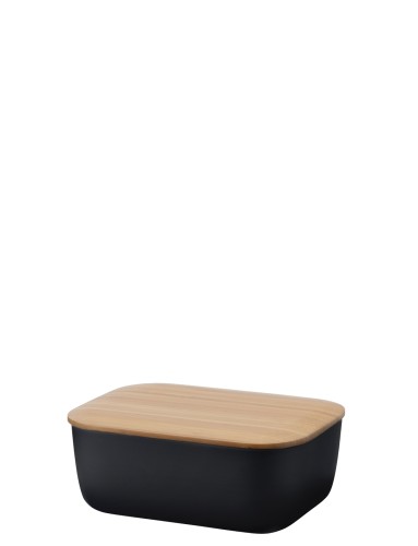 BOX-IT Butterdose black - Maße: 15,5 x 11,5 x 6 cm - von Stelton