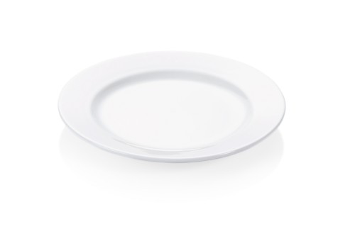 Teller. Porzellan. flache Ausführung.