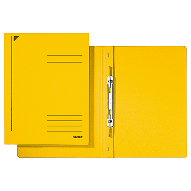 Leitz Spiralhefter DIN A4 300g/m mit Beschriftungsfeld 100  Primärkarton gelb