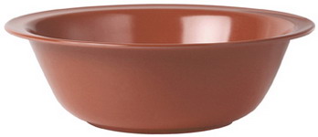 WACA Schüssel COLORA aus Melamin, in rot. Form: rund, Durchmesser: 23,5 cm, Kapazität: 1,6 l.