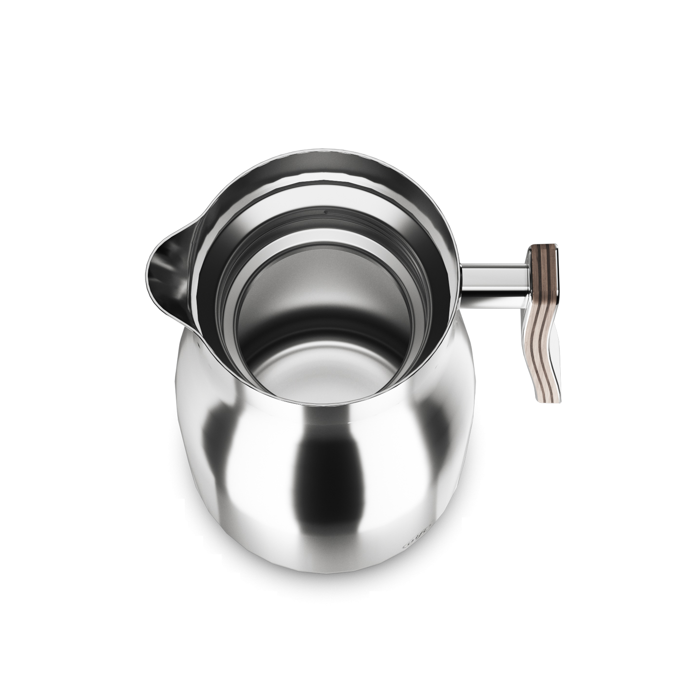 Isolierkanne Studio Allure; Isolierleistung hält 12 h heiß und 24 h kalt; Isoliert durch doppelwandigen Edelstahl; Handhabung durch